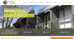 Desktop Screenshot of melbournepropertyrejuvenation.com.au
